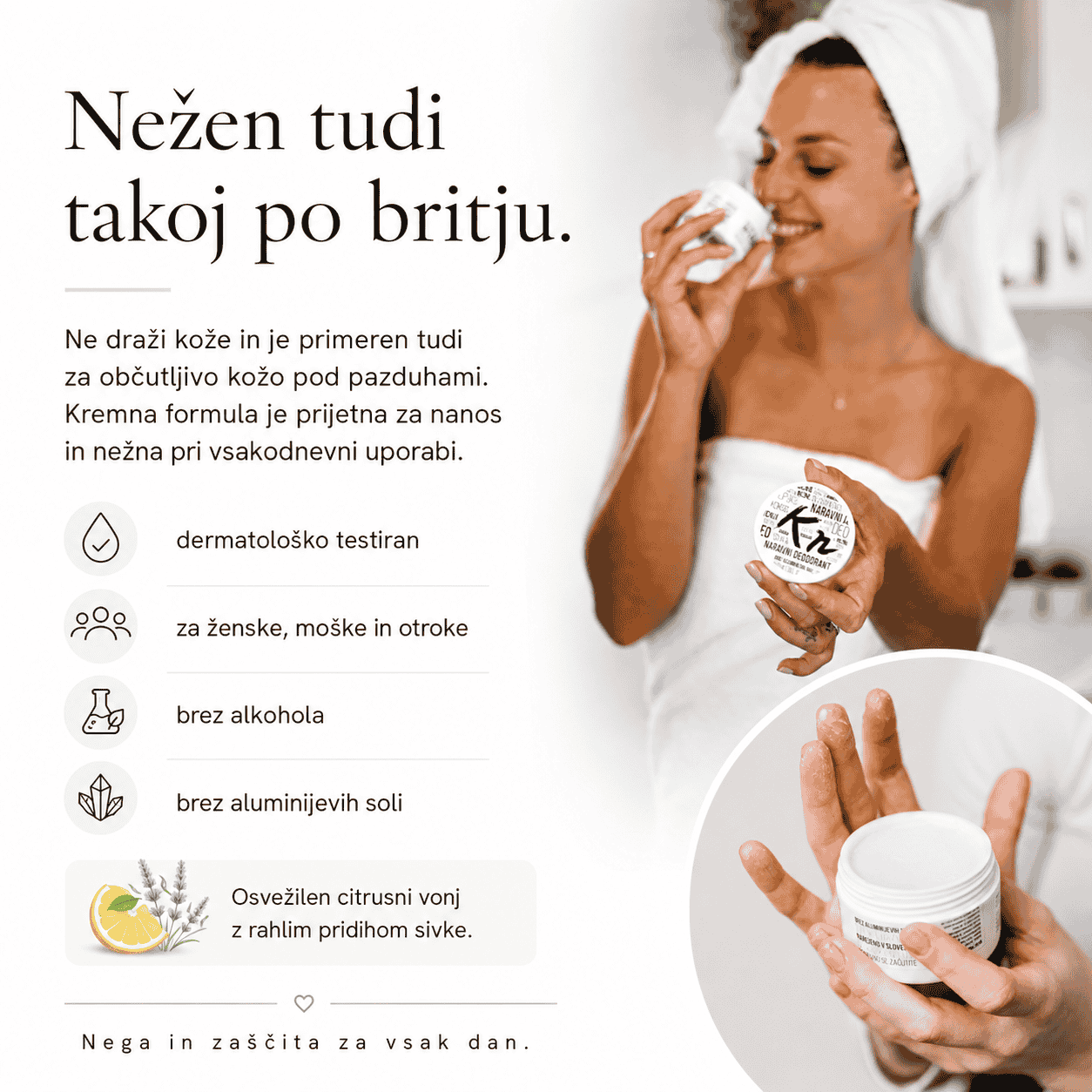 Naravni deodorant z aktiviranim ogljem (50 ml) - slika 5
