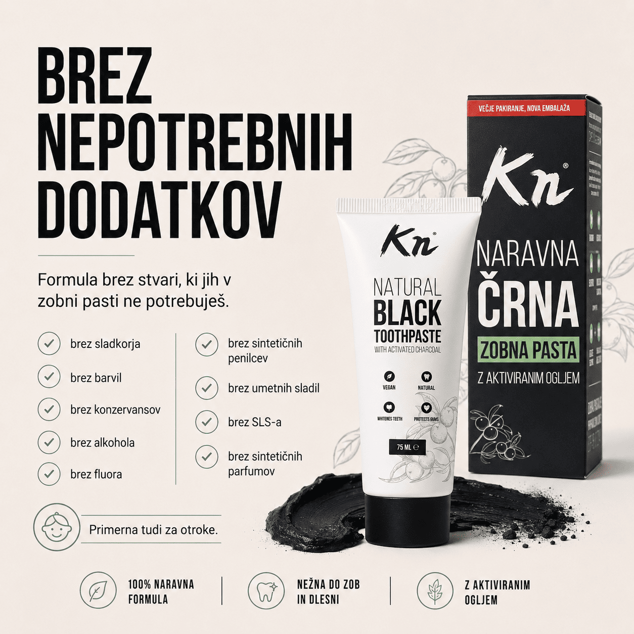 Karbonoir zobna pasta z ogljem