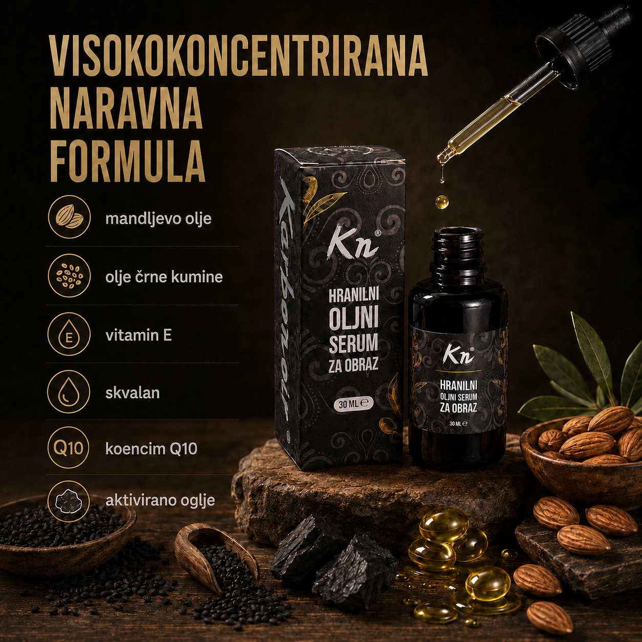 Hranilni oljni serum za obraz - slika 2