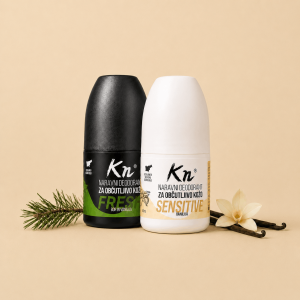 Naravni roll-on deodorant za občutljivo kožo (50 ml)
